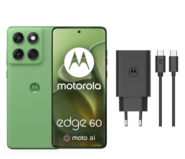 Motorola edge 60 5G 12/512GB Shamrock 120Hz + Ładowarka 68W - 1486719 - zdjęcie